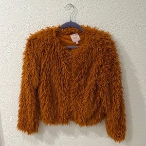 Candies fur jacket barley worn